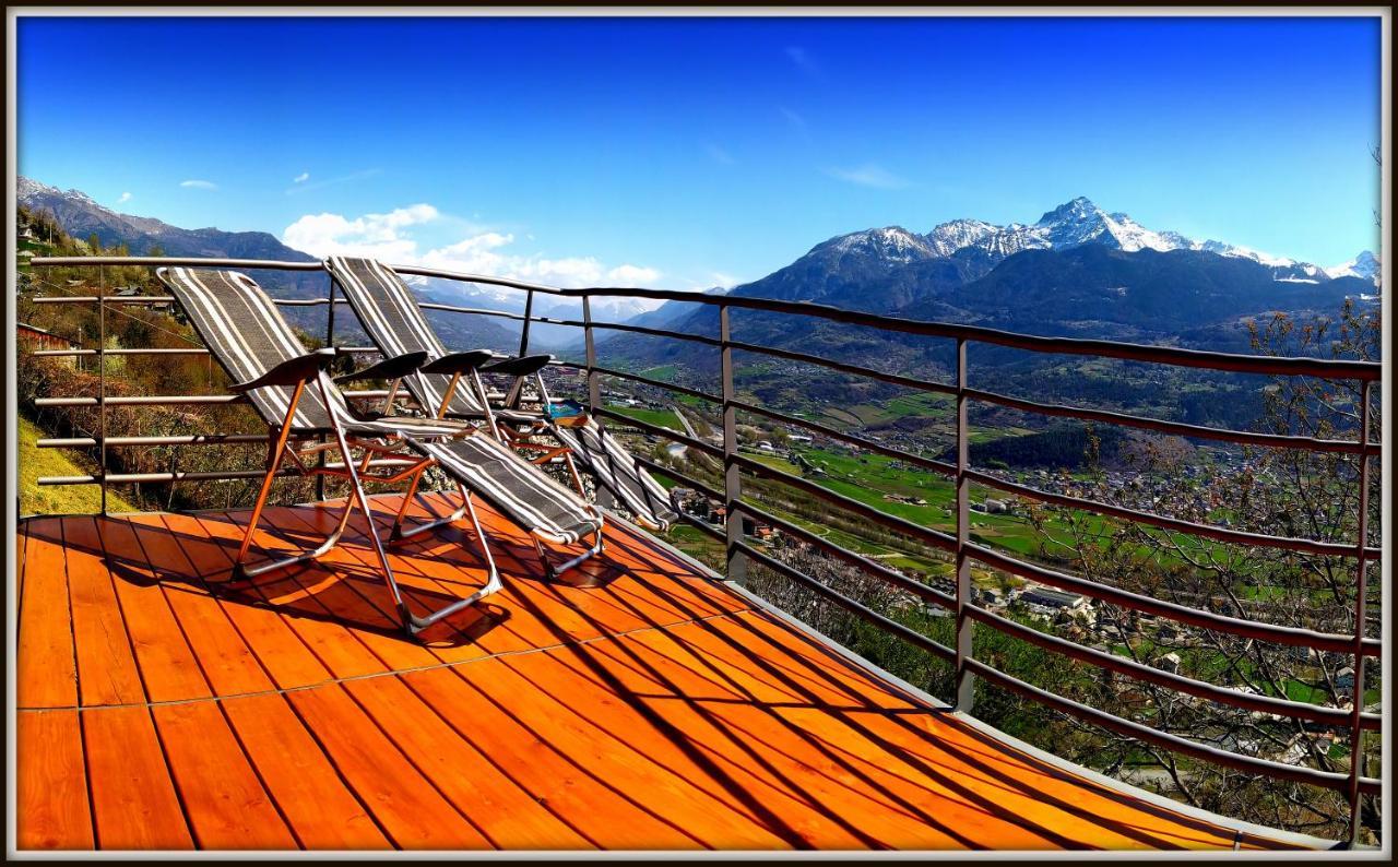 Chalet Con Jacuzzi Vista Montagne Aosta Exterior foto
