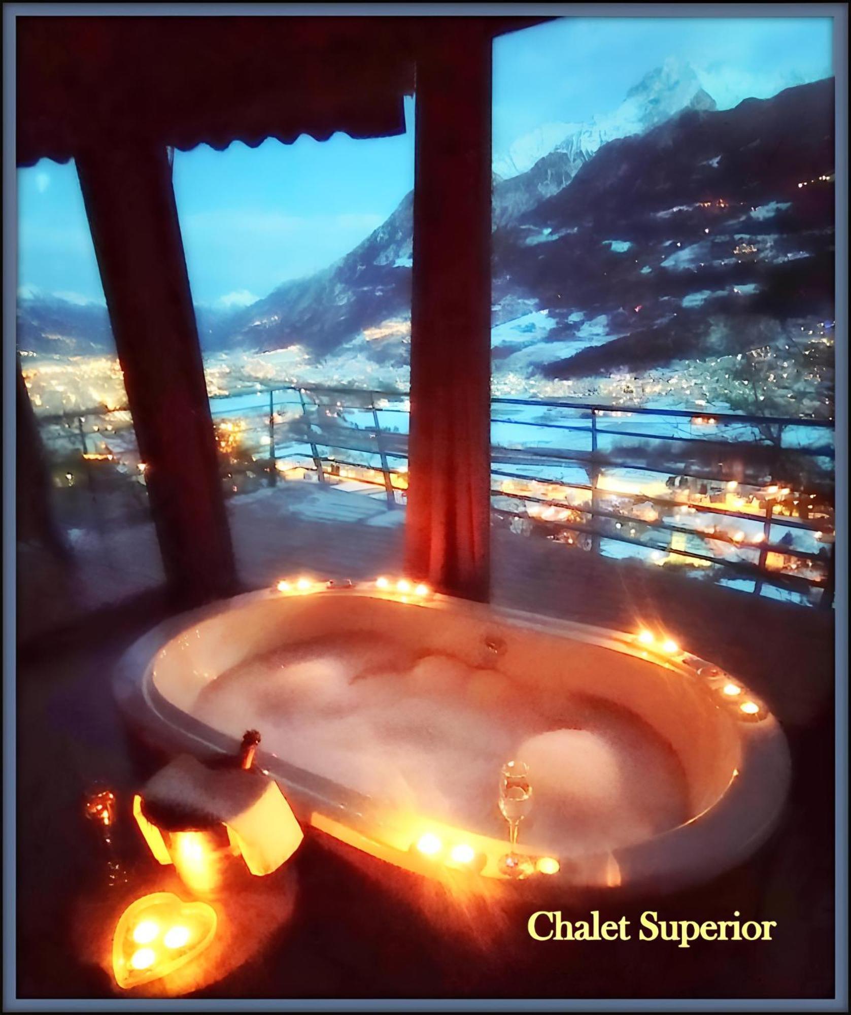 Chalet Con Jacuzzi Vista Montagne Aosta Quarto foto